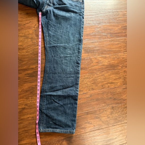 Men’s Levi’s Original 501 Stretch Dark Blue Denim Button fly Jeans-Size W38 L32 - Picture 8 of 10
